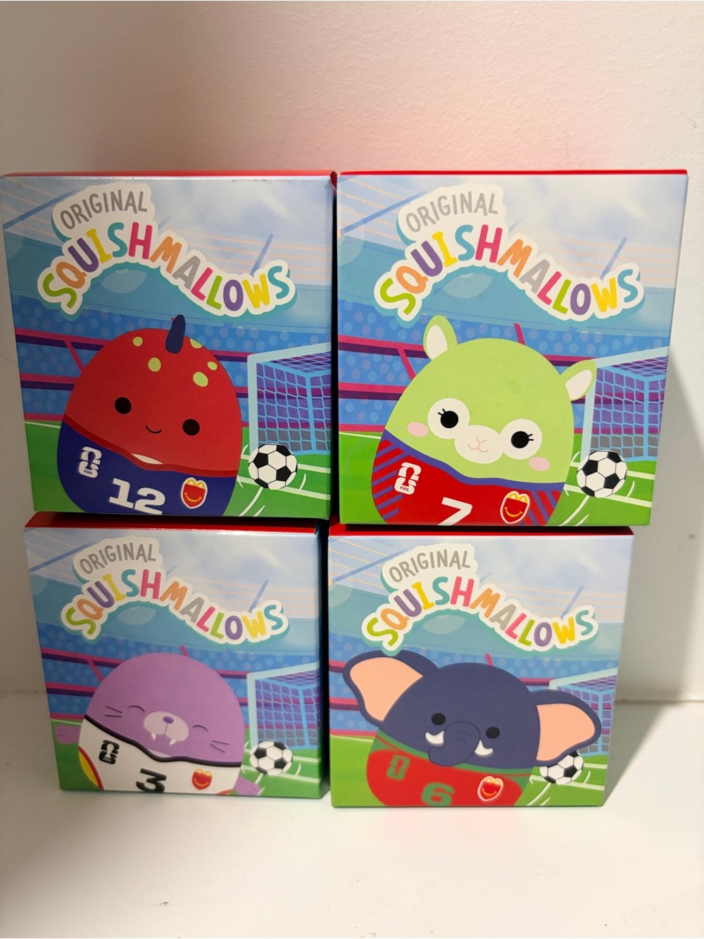 FIFA Original Squishmallows Mcdonald's 2026 Bundle Dolan, Jim, Winnie & Mila